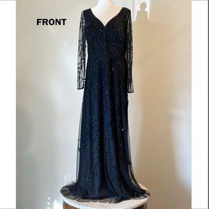 Adrianna Papell Platinum by House of Wu, #40333, Size 14, in Black